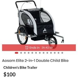 Children's Bike Trailer $75