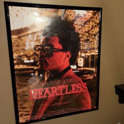 The Weeknd Signed Poster