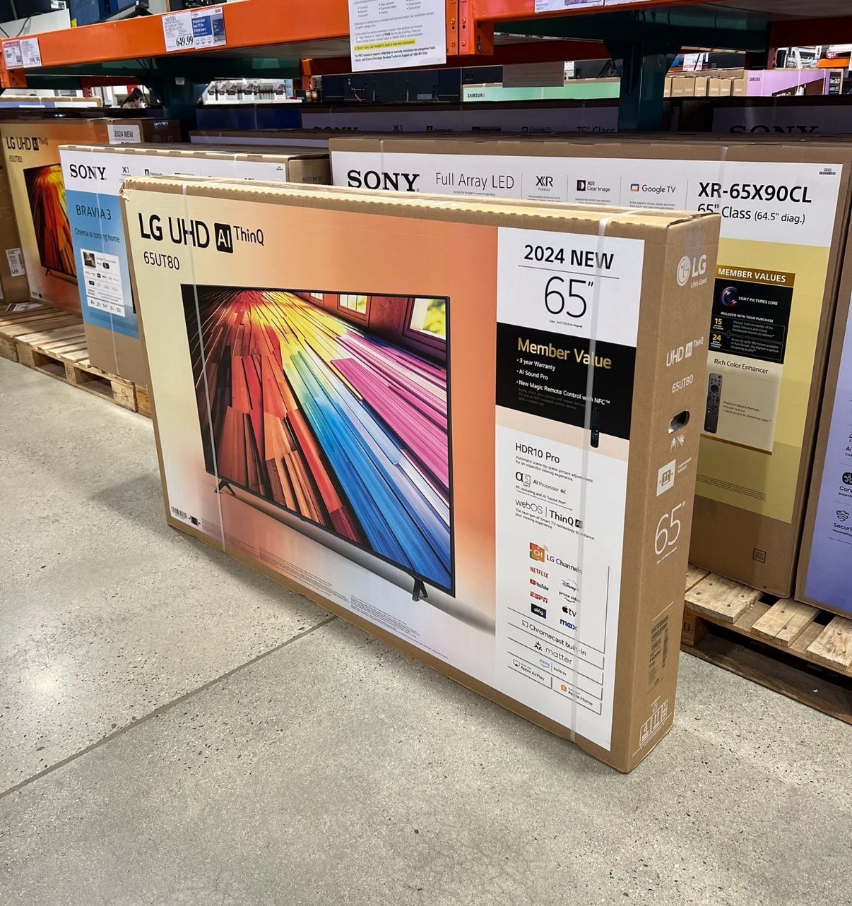 65 “ LG Smart 4K LED HDR Tv