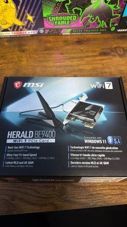 MSI Herald BE9400 Wifi7 PCIe Card