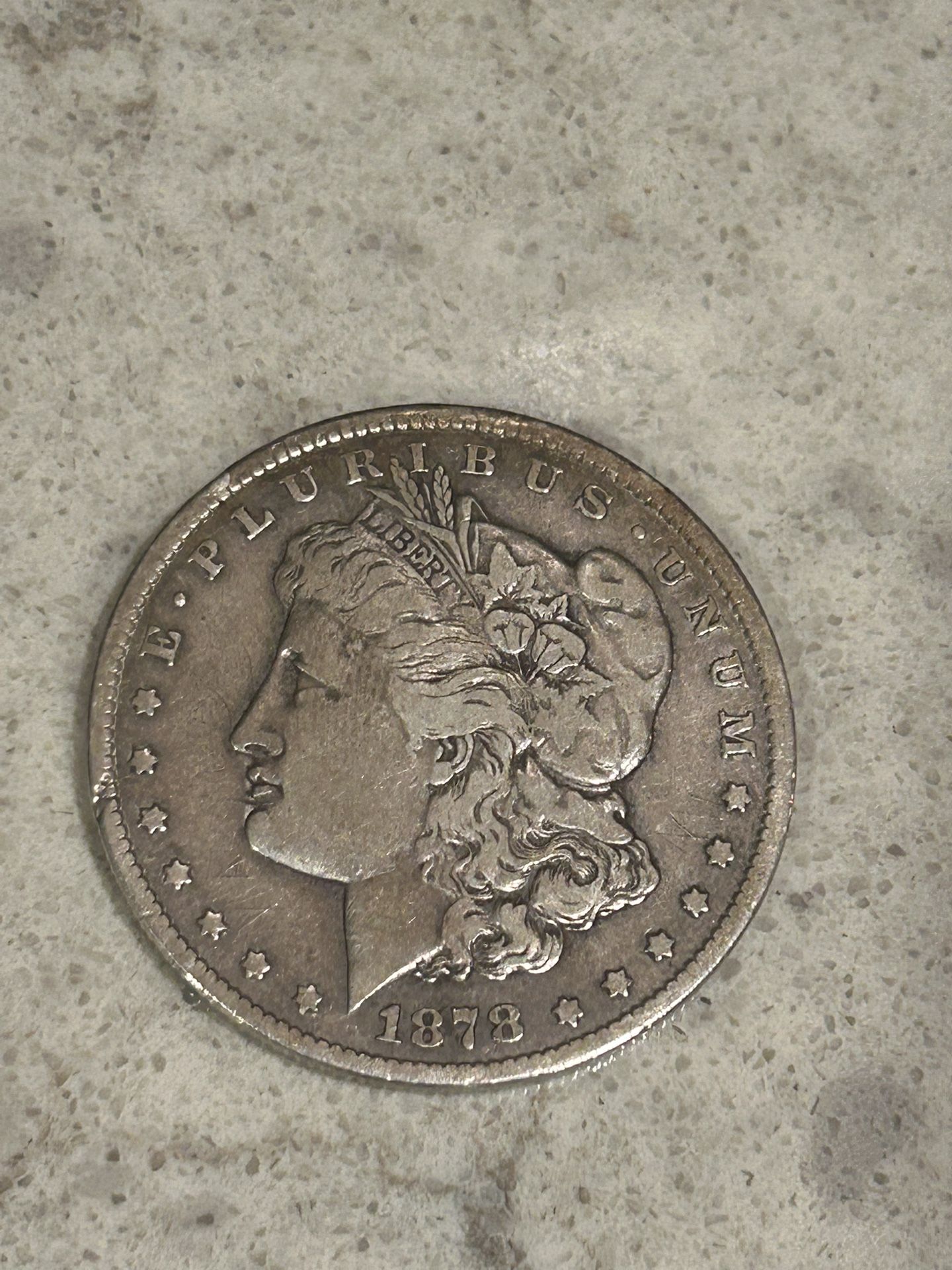 1878 Carson City Morgan Silver Dollar, 90% Silver.