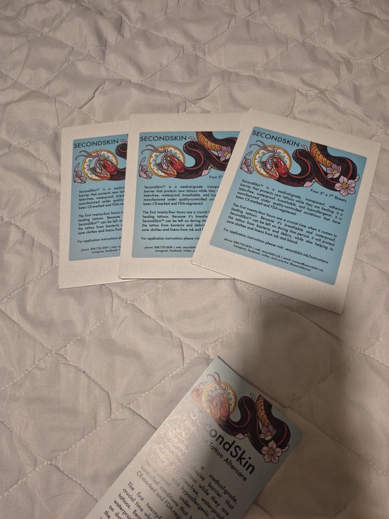 Tattoo Aftercare-Second Skin