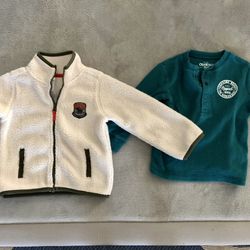 Carter’s jacket & OshKosh thermal shirt 18m