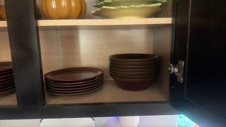 Cups plates bowls
