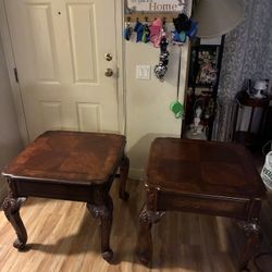 Pair Of Large Antique Center Tables