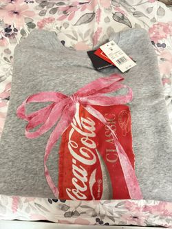 Pink Bow Coca-Cola Crewneck Sweater