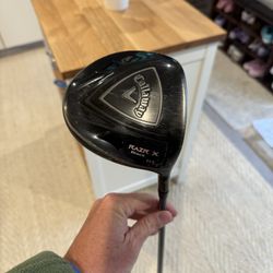Ladies Callaway Razr  X Black Driver 11.5 Degree Loft Fujikura 50 W-Flex Shaft