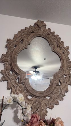 Large handmade mirror