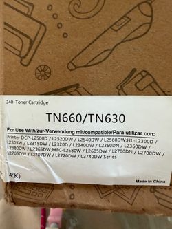 v4ink TN660 Compatible for Brother TN-660 Toner Cartridge 4Pack High Yield Black Replacement for TN630 TN-630 TN 660 for Printer HLL2300D HLL2320D HLL