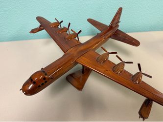 B-36 Peacemaker Mahogany wood handcrafted airplane model