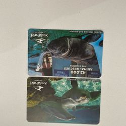SeaWorld Tickets Valid Thru 2025 X 2
