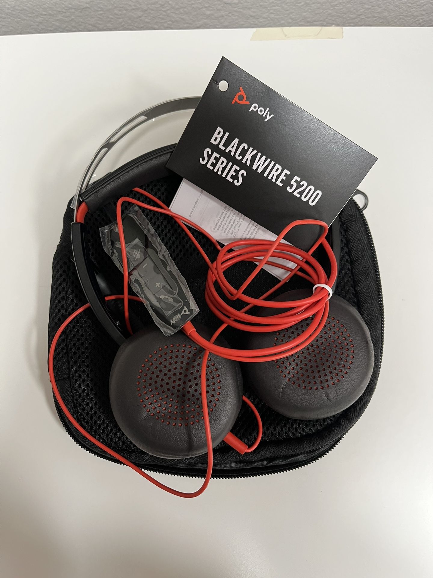 Poly Blackwire 5200 Wired Headset (Brand New)