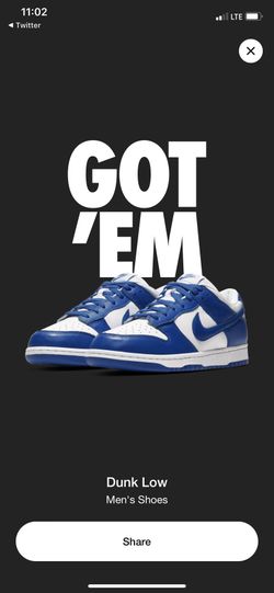 Dunk Low Varsity Royal Size 11