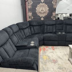 $49 Down Any Recliner Sectional With USB Ports 