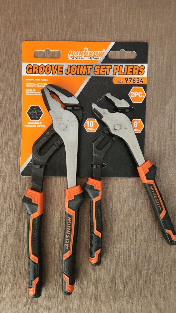 Horu Joove Groove Joint Pliers 10" And 8"