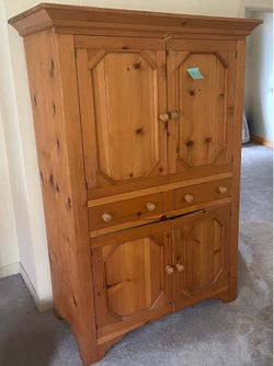Vintage Wooden Storage Cabinet