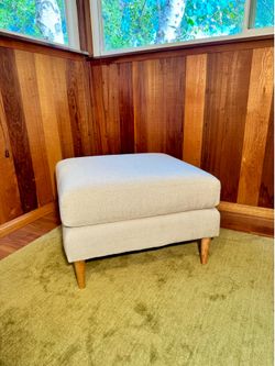 Allform Mid Century Modern Style Ottoman
