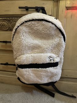 Victoria’s Secret PINK Used Sherpa Backpack 