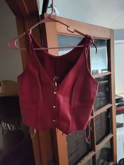Leather top
