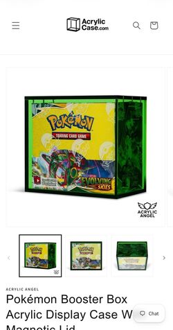 Evolving skies booster box - Green Acrylic Case