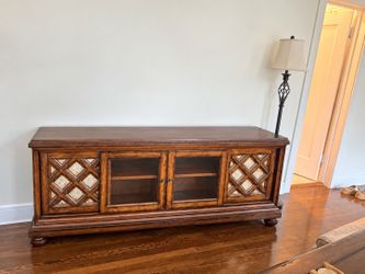 Wood Coffee Table + Matching TV Stand / Media Console