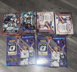 Topps Chrome Panini Optic Blaster Mega Lot Football Basketball 