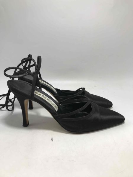 Manolo Blahnik Satin Heels - Size 37