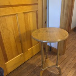 Wood Side Table 
