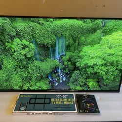 50” TCL 4K SMART UHD LED TV + BRAND NEW REGULAR WALL MOUNT + BRAND NEW LED LIGHTS