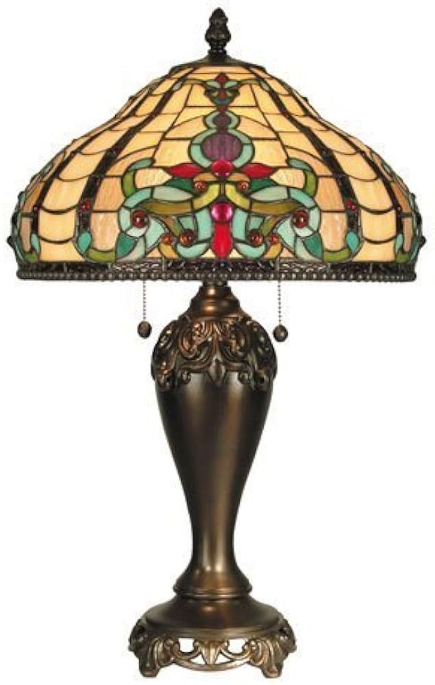Tiffany Topaz Boroque Table Lamp by Dale Tiffany TT60203