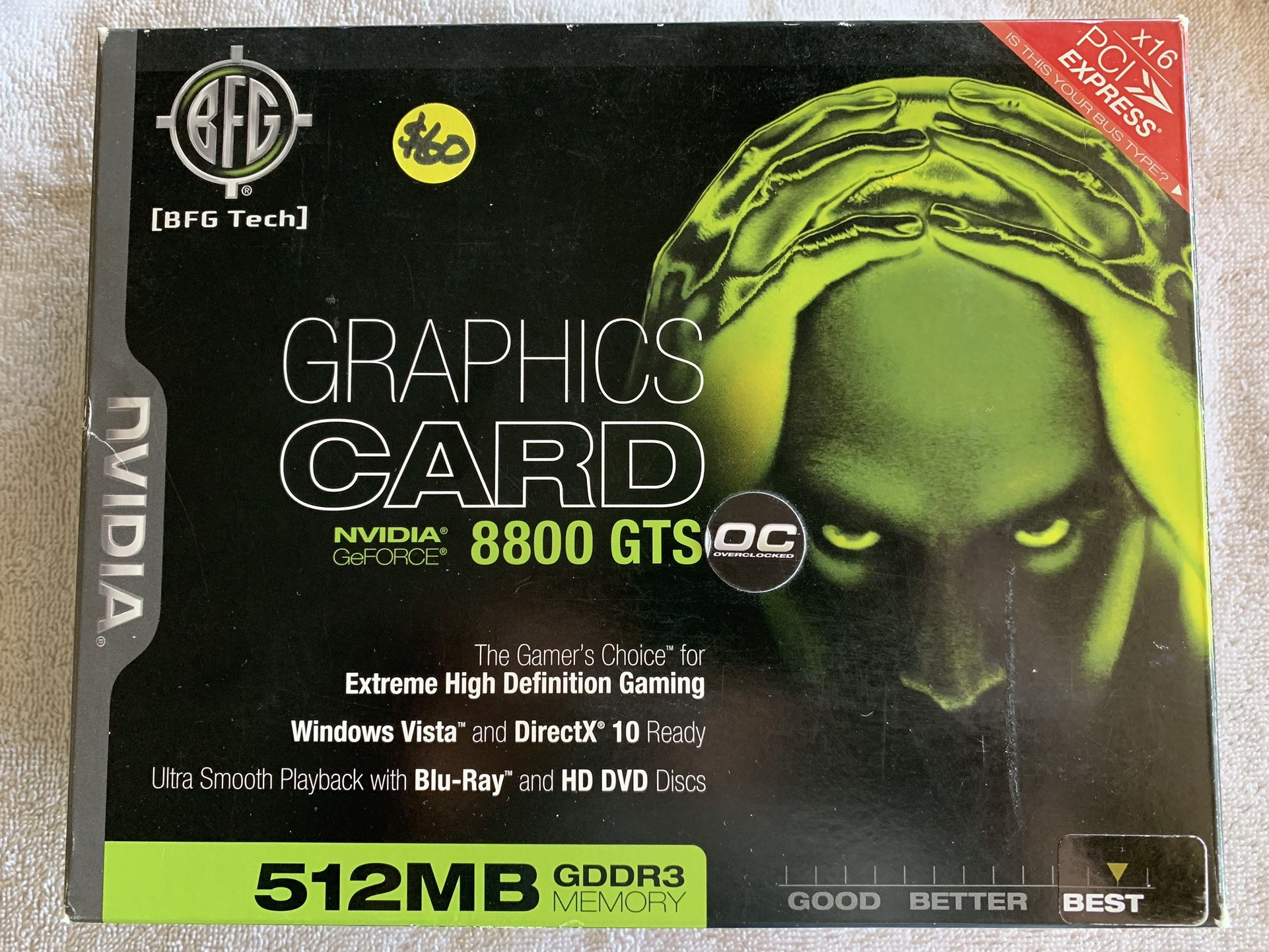 Nvidia Geforce 8800 GTS OC_512MB GDDR3