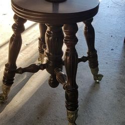 Antique Piano Stool