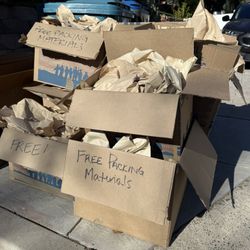 FREE boxes And Packing Paper