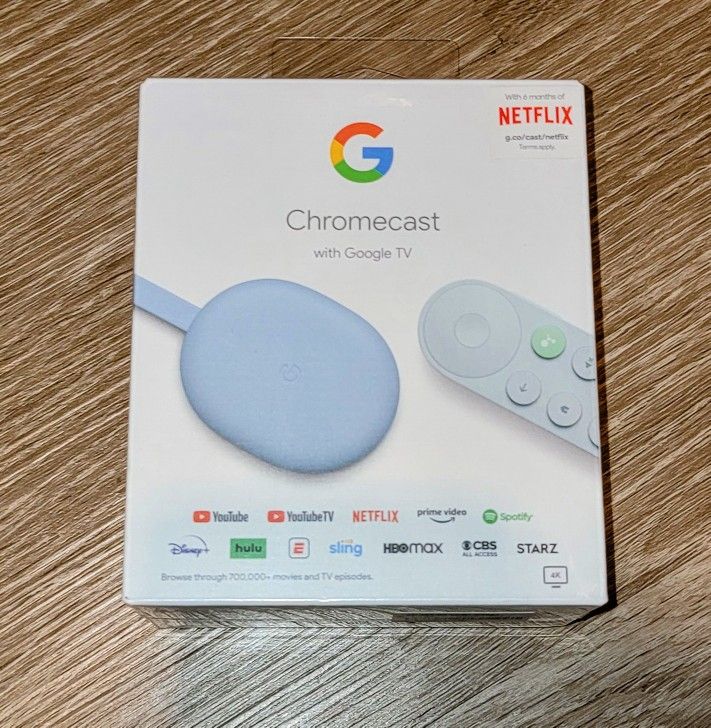 Chromecast Sealed With 6-months Netflix