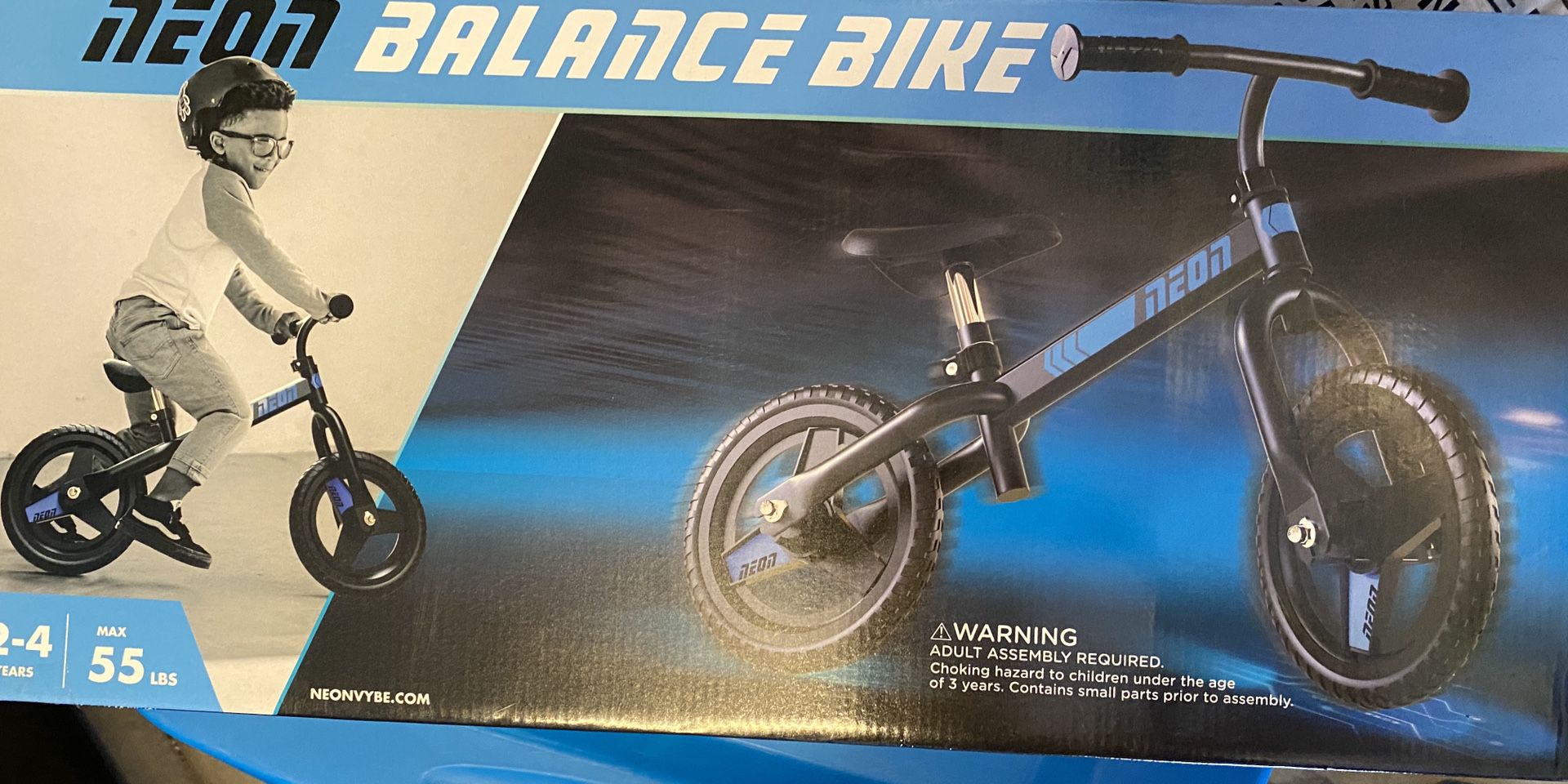 Neon balance bike