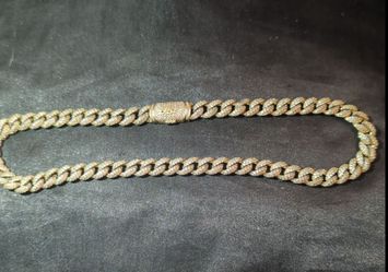 16 in. 14K White Gold Plated choker