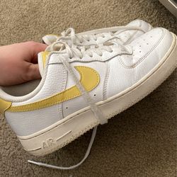 Yellow Nike Air Force 1 