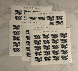 5 Sheets Raven Story Stamps 
