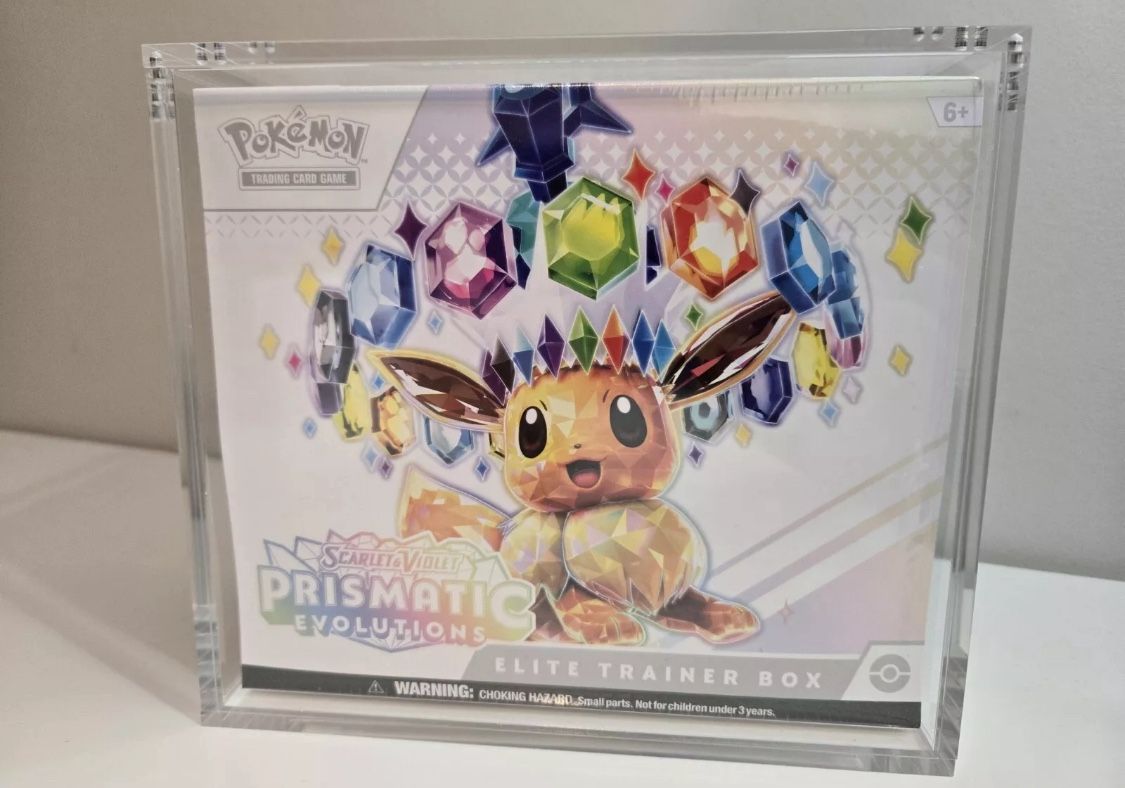 Pokemon Etb Box Acrylic Case Brand New