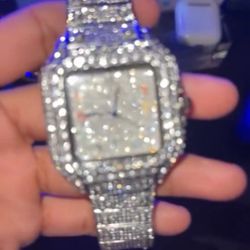 Cartier Iced Out Watch
