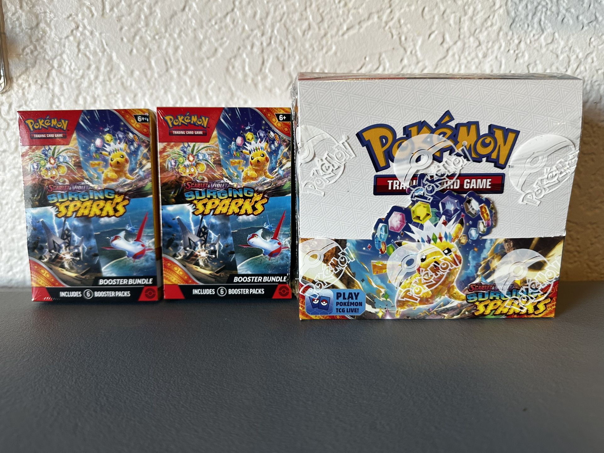 Pokemon Surging Sparks Booster Box Bundle 