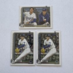 2025 Topps Roki Sasaki Shohei Ohtani Baseball Cards