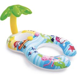Baby Pool Float with Canopy Intex – Infant Swim Float Sun Shade (1-2 years)