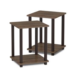 Furinno Simplistic Set of 2 End Table