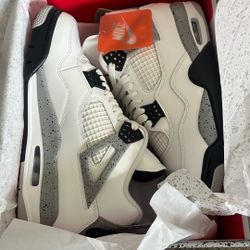 Jordan 4s White Cement📦✅ 