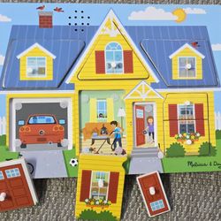 Melissa & Doug Around Sound House Puzzle 