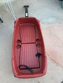 Radio Flyer Wagon For Two Children Few Drops Of White Paint On It, Other Than That, In Great Condition