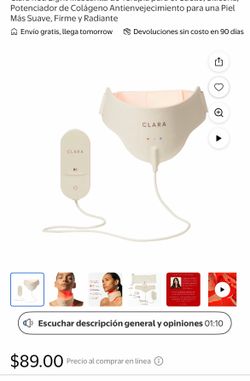 Clara red light therapy neck mask