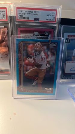 Ricky Pearsall 2024 Donruss Optic Rated Rookie #284 Blue Prizm /199