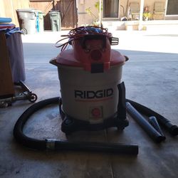 Ridgid 16-gallon wet/dry shop vacuum. 